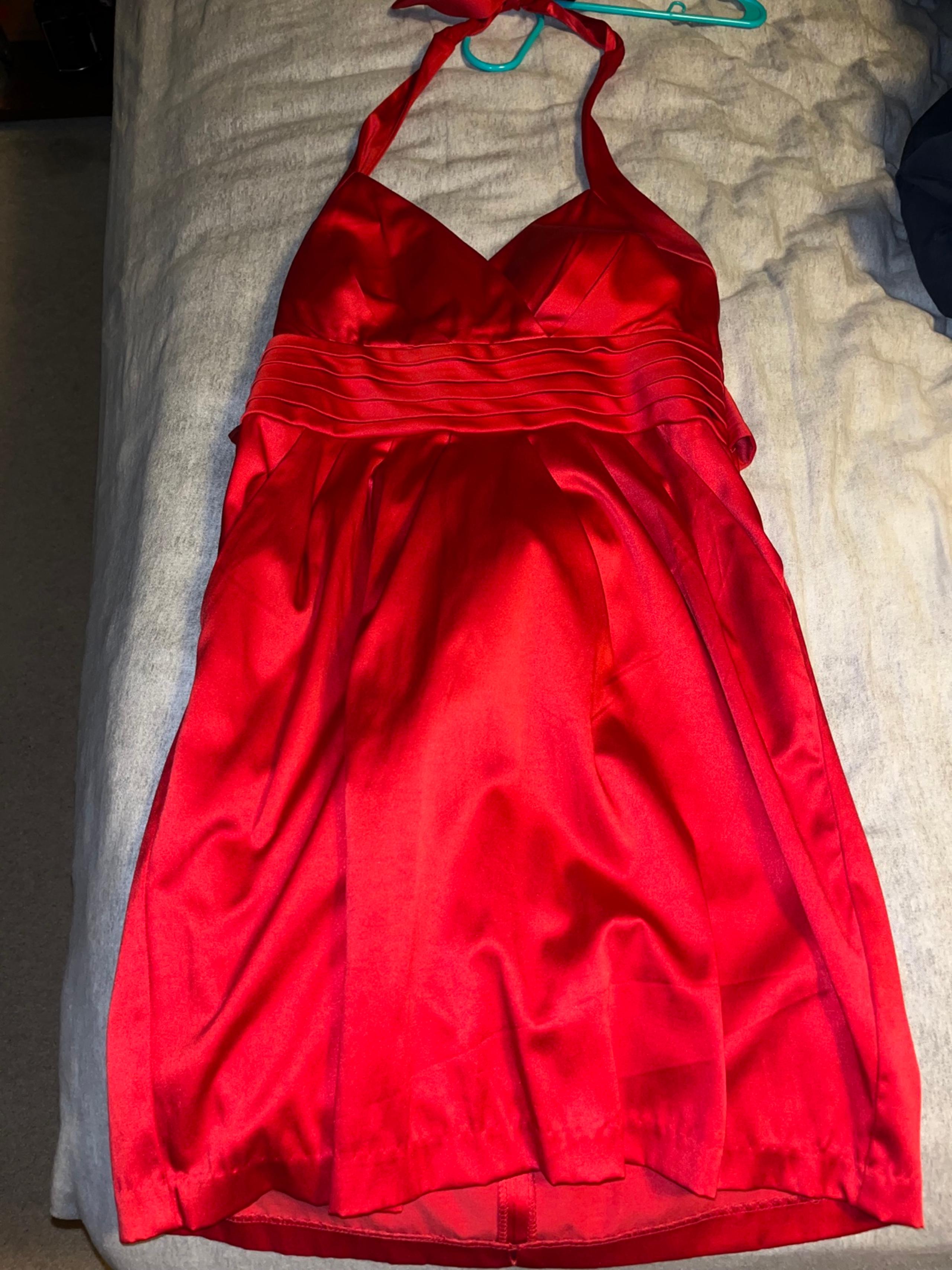 Red homecoming cocktail dress size 11