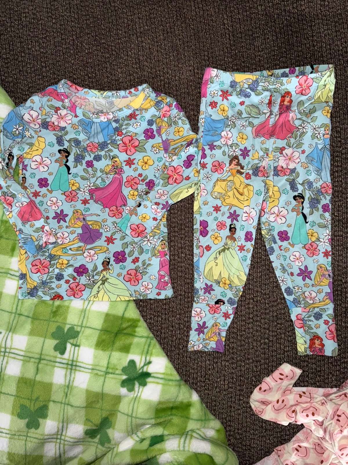 Posh Peanut Disney princesses 6/12m 2pc