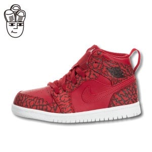Jordan 1 Retro High Red Prem BT Kids