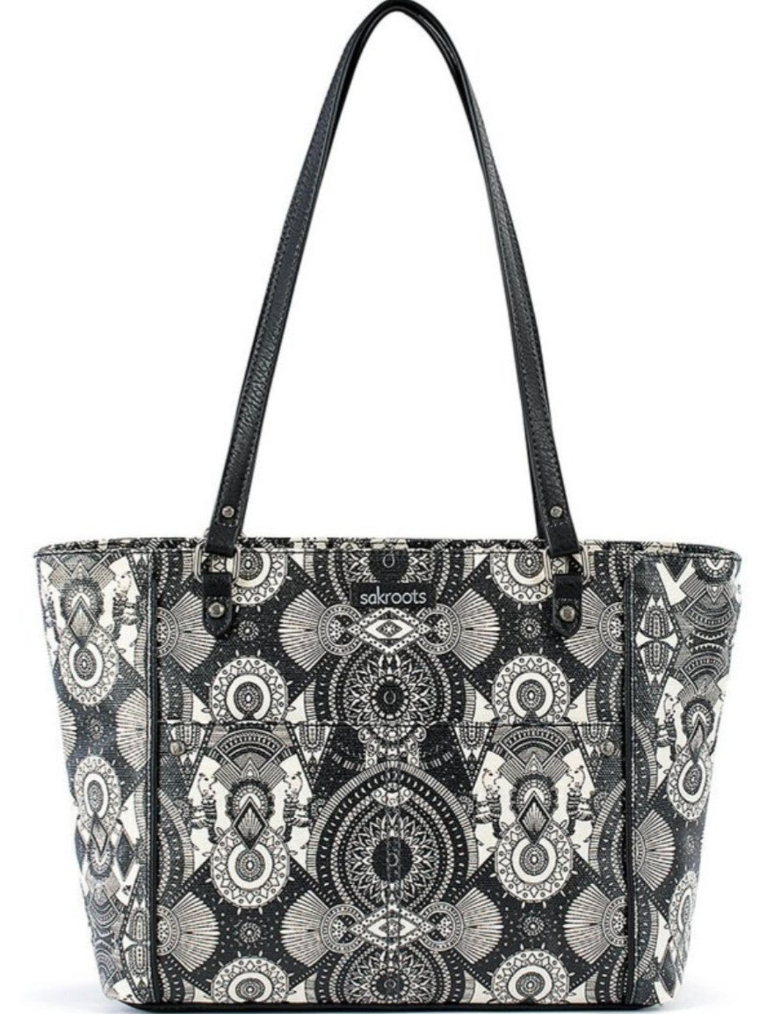 Sak Roots Black and White Tote