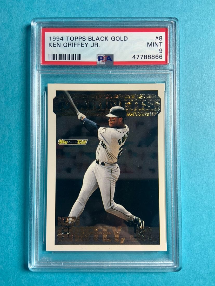 1994 Topps Block Gold Ken Griffey Jr Psa 9 Mint Seattle Mariners Hof