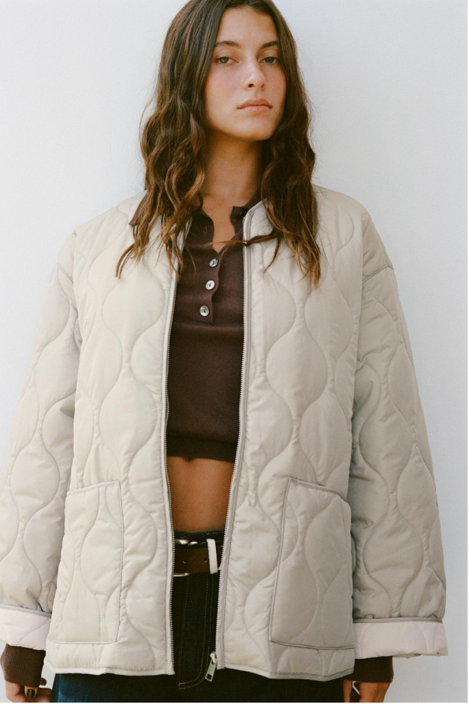 Zara Water Repellent Jacket Size M