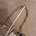 Pihan Malaysian Women’s Tote Bag Woven Rattan Shoulder Purse Bag Fiber Handmade