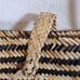 Pihan Malaysian Women’s Tote Bag Woven Rattan Shoulder Purse Bag Fiber Handmade