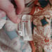 Anthropologie Georgine Floral Skirted Overlay Teal & Cream Shorts Size XS