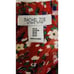 Rachel Zoe Red Floral High Neck Smock Sleeve Blouse Multicolor Red Size Medium