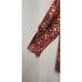 Rachel Zoe Red Floral High Neck Smock Sleeve Blouse Multicolor Red Size Medium