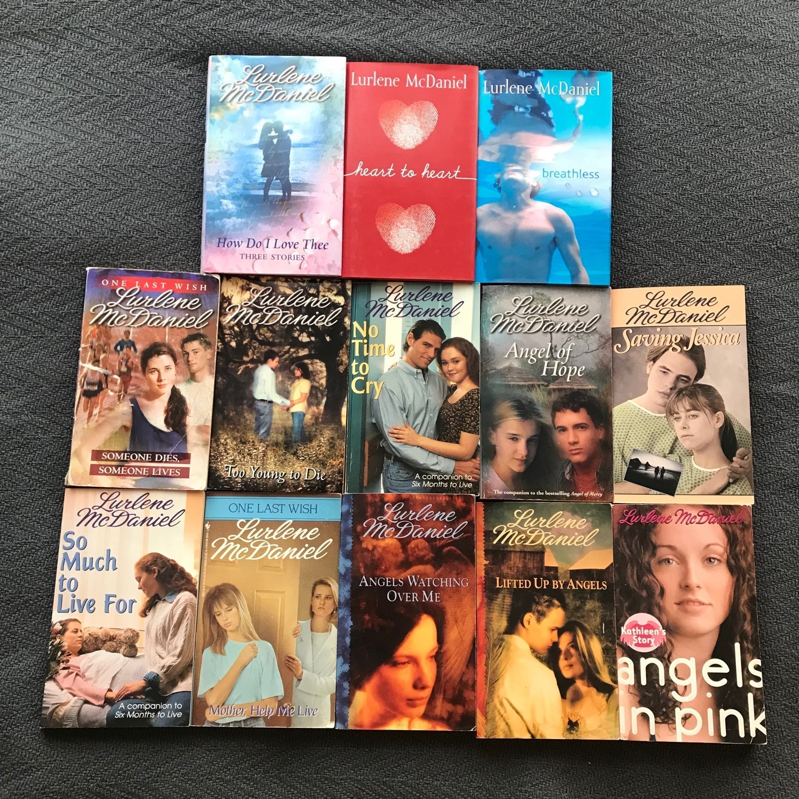 Vintage Lurlene McDaniel One Last Wish Someone Dies, Lives Books Young Adult