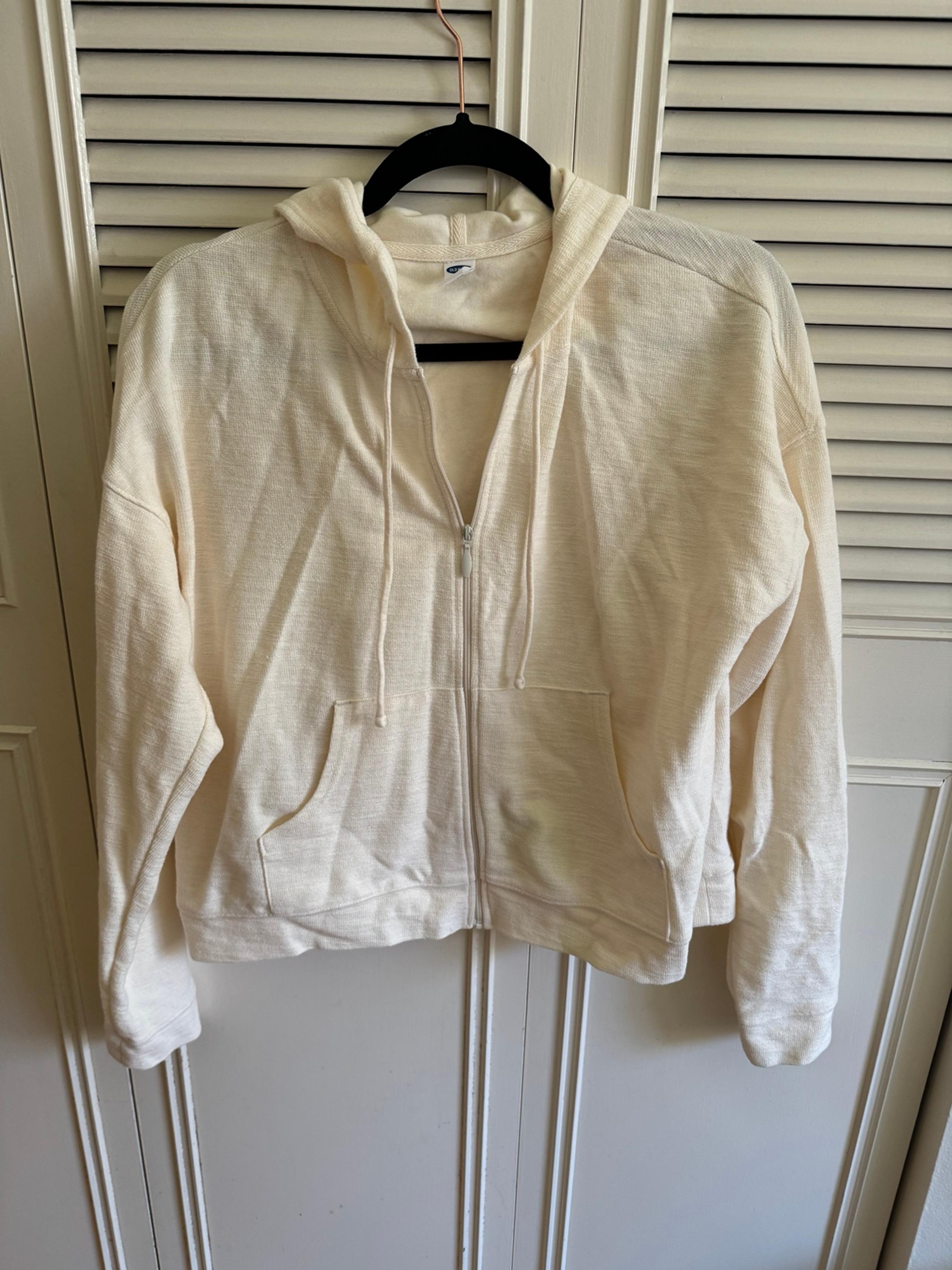 Old navy terry cloth zip up jacket