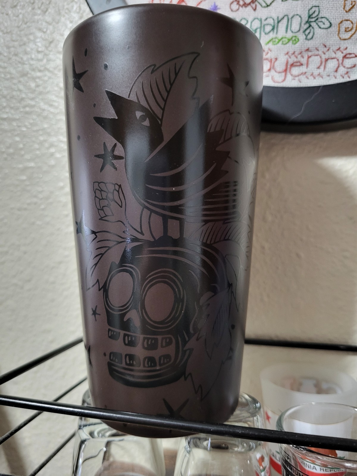 Starbucks Halloween 12oz 2021 Raven Tumbler