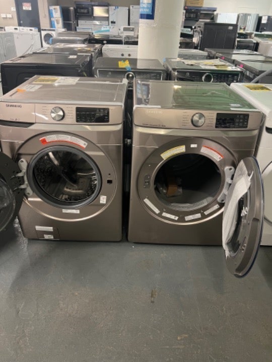 Side-by-Side Washer & Dryer Set with Front Load Washer and Electric Dryer