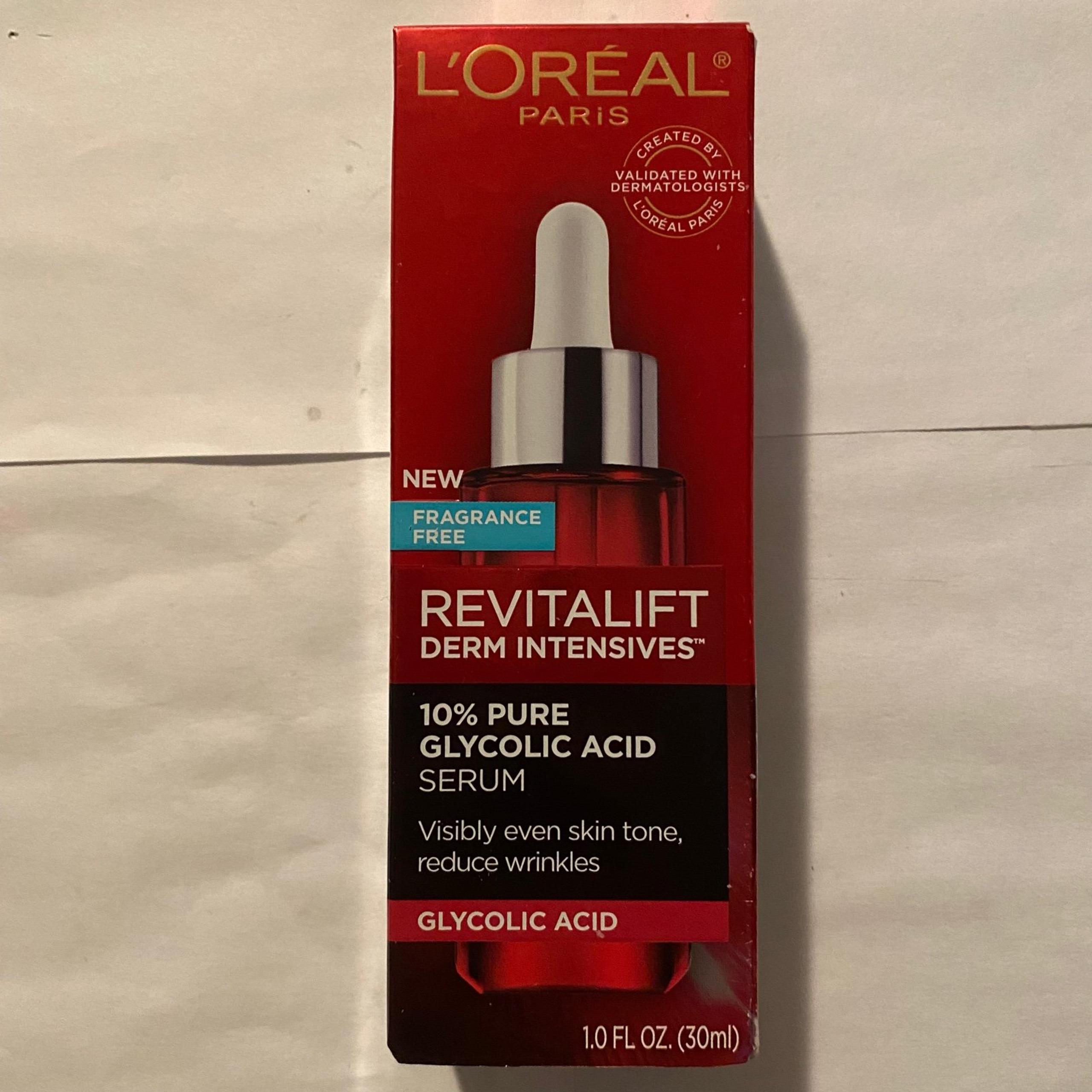 L’Oreal Revitalift Derm Intensives 10% Pure Glycolic Acid Serum (New)