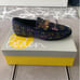 Boden NIB Navy Embroidered Suede Loafers sz 41
