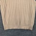 Dimension Milford Womens Sweater Vest Tan Medium V-Neck Rib Knit Stretch Vintage