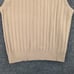 Dimension Milford Womens Sweater Vest Tan Medium V-Neck Rib Knit Stretch Vintage
