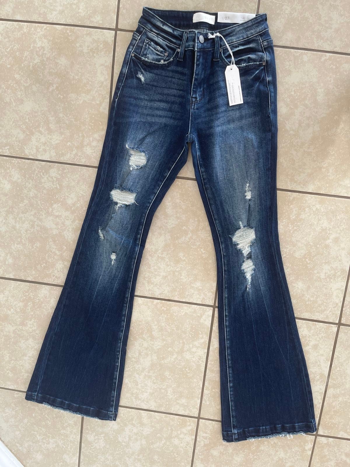 Petra flare jeans different sizes available