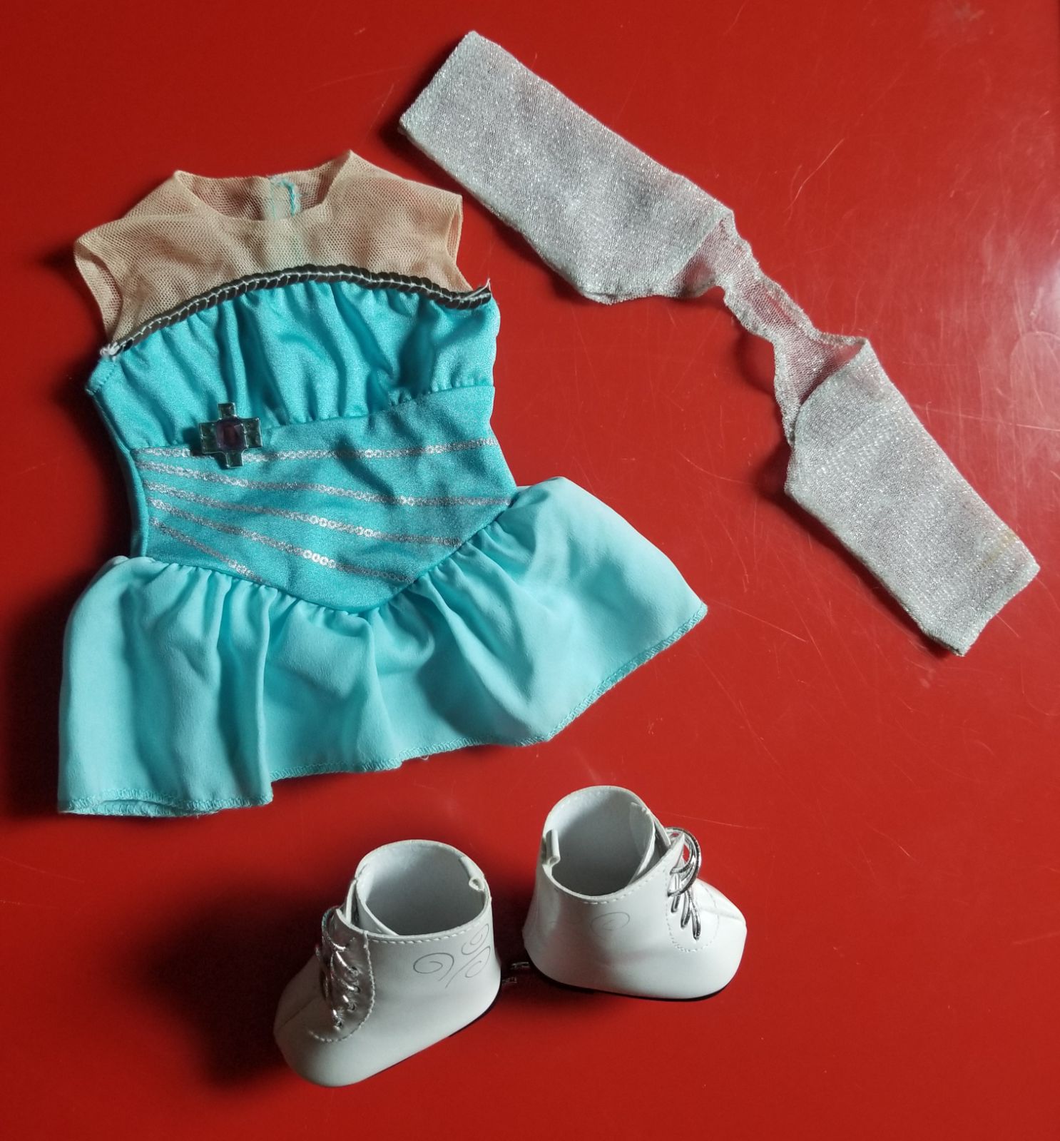 American girl Skating outfit