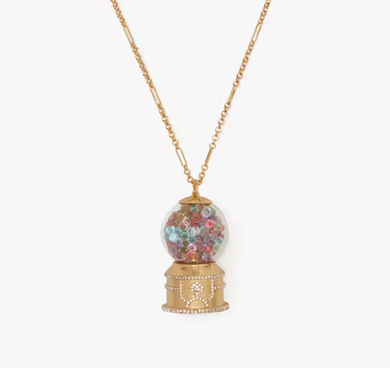 Kate Spade treat yourself gumball pendant necklace