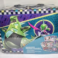 Pokemon Collector Chest Back to School 2024 6 Booster Box Tin Gift Set Sealed