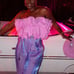 Zara Pink Ruffle Strapless Croptop