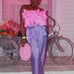 Zara Pink Ruffle Strapless Croptop