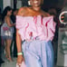 Zara Pink Ruffle Strapless Croptop