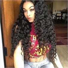 Big bang black kinky curl lace front wig