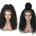 Big bang black kinky curl lace front wig