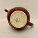 Vintage Hall USA Teapot Airflow 6 Cup Maroon Red Art Deco Style.