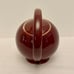 Vintage Hall USA Teapot Airflow 6 Cup Maroon Red Art Deco Style.