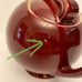 Vintage Hall USA Teapot Airflow 6 Cup Maroon Red Art Deco Style.