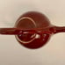 Vintage Hall USA Teapot Airflow 6 Cup Maroon Red Art Deco Style.
