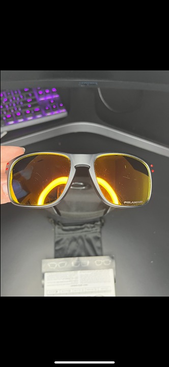 Oakley Holbrook orange lens polarized with ase