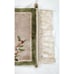 Small Vintage Chinese Silk Rug Light Green & Beige Bird & Flower Blossom Design