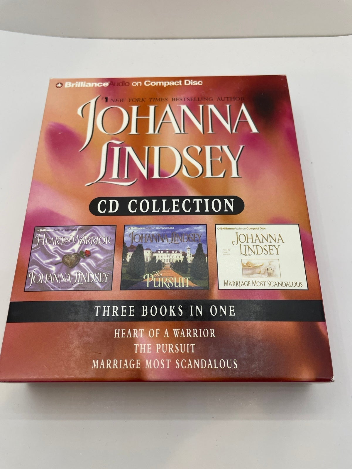 Lot Of 3 Johanna Lindsey Audiobooks On CD Collection