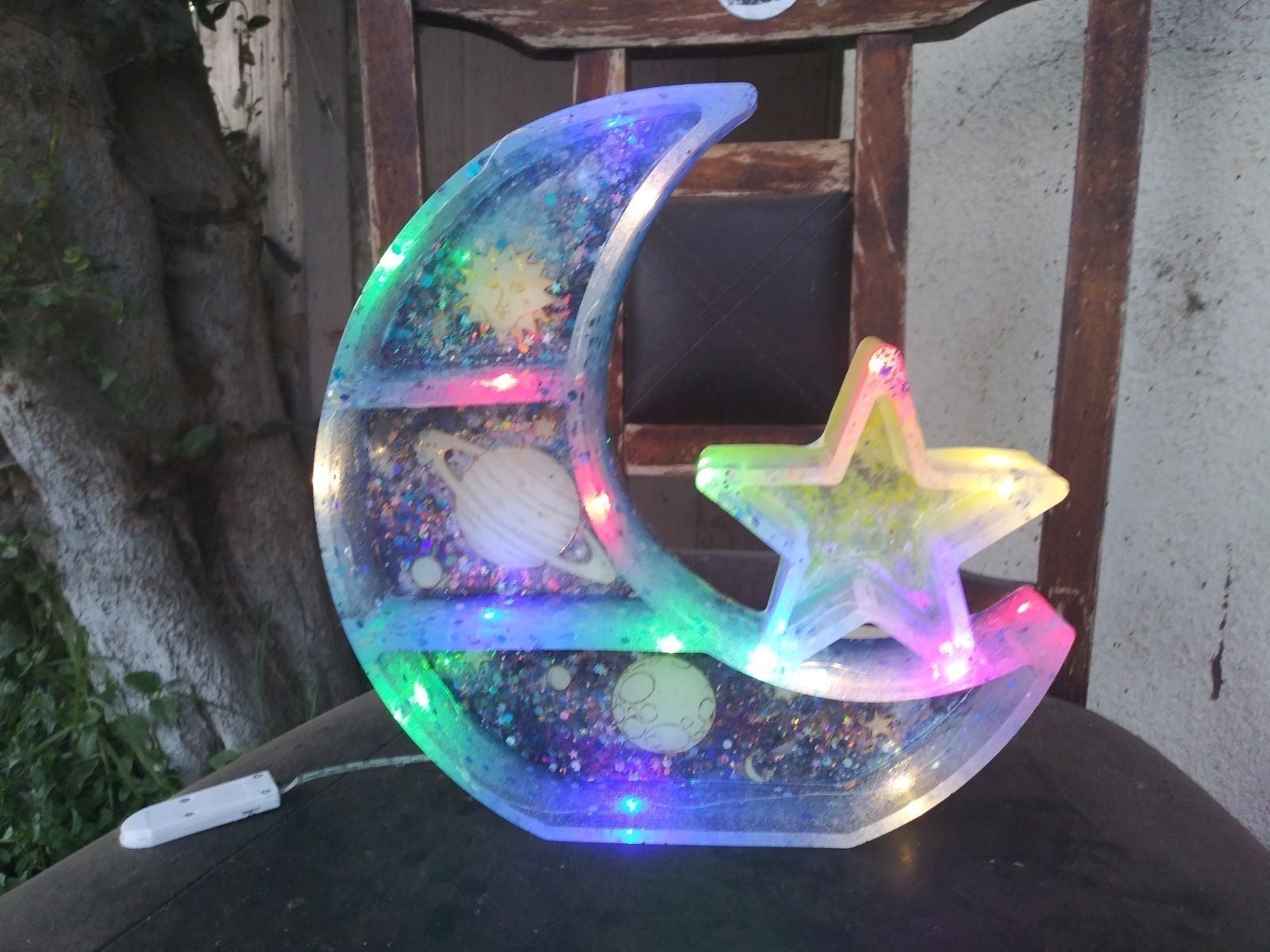 STAR & MOON NIGHTLIGHT SHELF SOLD