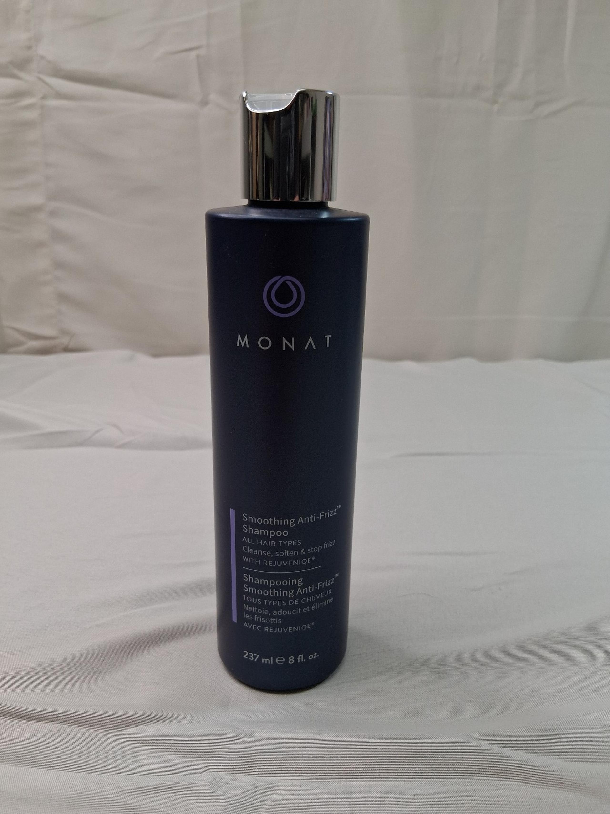 Monat Smoothing Antifrizz Shampoo With Rejuveniqe-All Hair Types- 8 fl. oz.