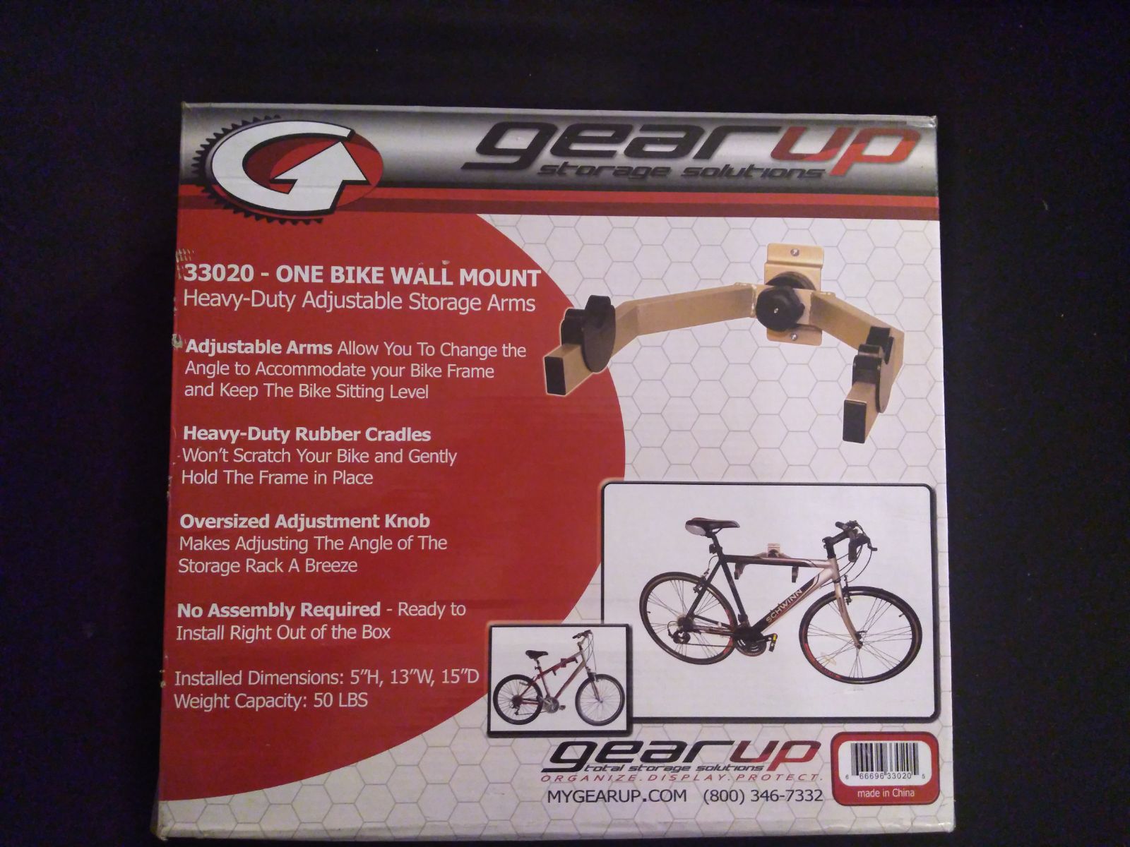 Gearup Platinum Horizontal Wall Rack Sto