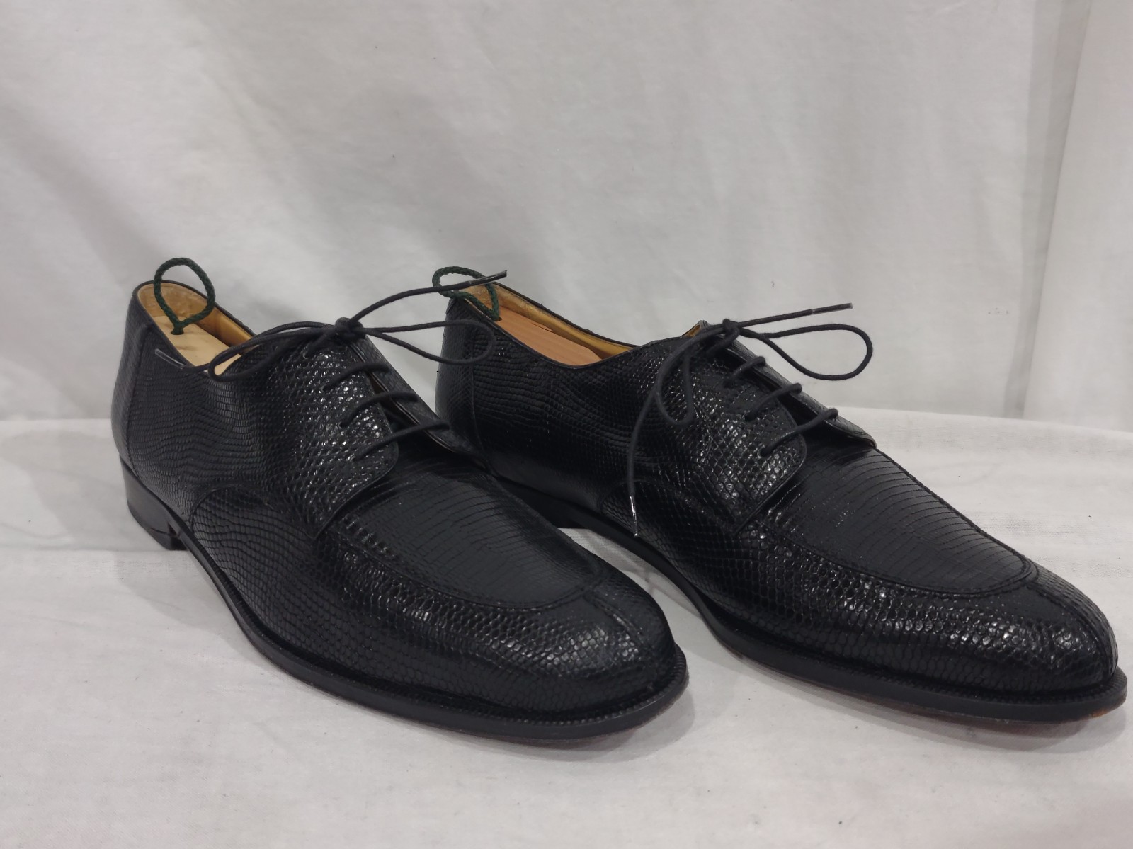 Black Magnanni Genuine Lizard skin 11.5N