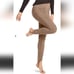 Taupe Faux Suede Stirrup Legging Sz XS Comfy Gift Holiday Neutral Party Travel