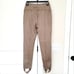 Taupe Faux Suede Stirrup Legging Sz XS Comfy Gift Holiday Neutral Party Travel