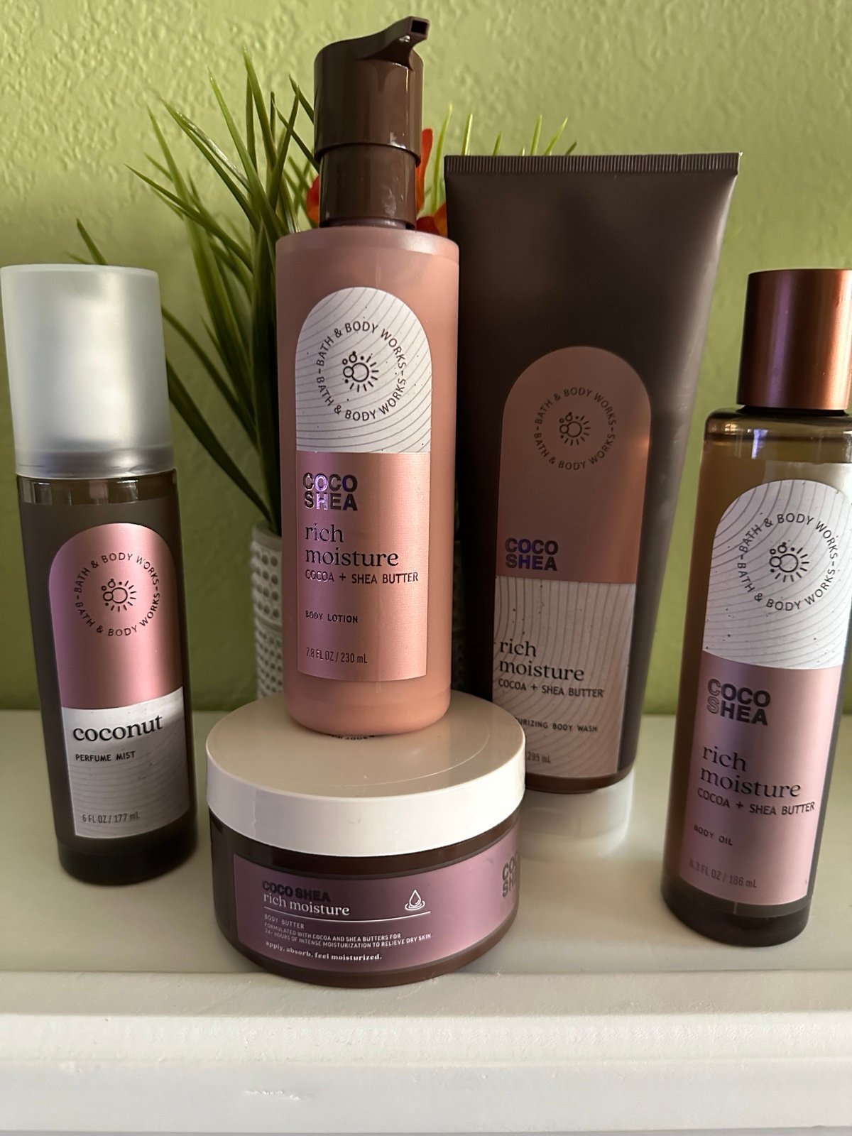 NEW BBW (5) PC COCO SHEA BODY CARE BUNDLE