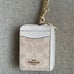 NWT！COACH ZIP CARD CASE IN SIGNATURE CANVAS （COACH CW883）gift receipt