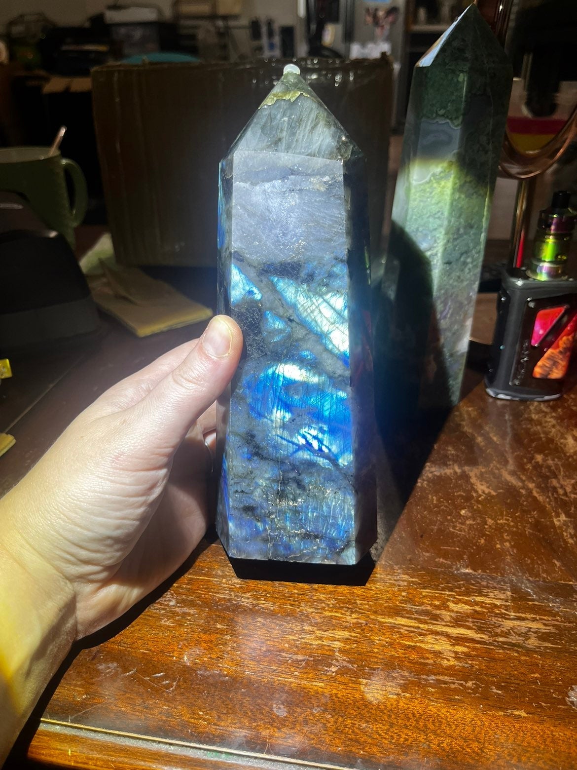 Labradorite tower