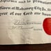 Vintage US school diploma Mahanoy grammar school June 1920 w wax seal
