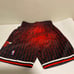 Chicago Bulls 1997 NBA Mitchell & Ness retake gradient Swingman Shorts Medium
