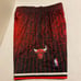 Chicago Bulls 1997 NBA Mitchell & Ness retake gradient Swingman Shorts Medium