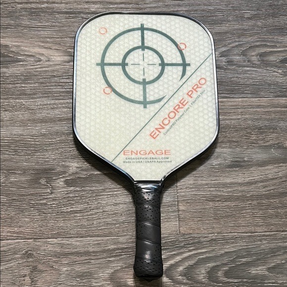 Engage Encore Pro Pickleball Composite Paddle Ruby Red Made in USA Lite