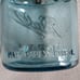Ball Mason Jars Blue/Aqua Antique PAT D July 14 1908 lot of 2
