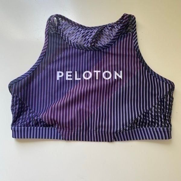 Peloton wear it to heart high neck bra crop Large